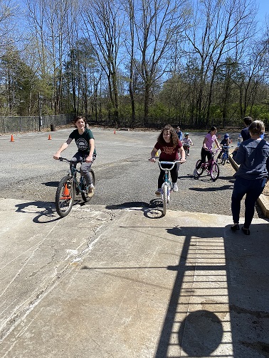 Bike A Thon riders riding